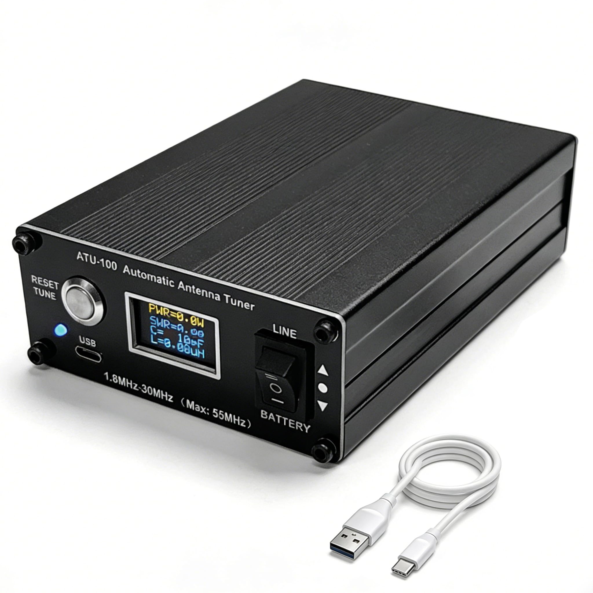 Amazon.co.jp: ATU-100 自動アンテナチューナー ハム無線用 1.8-55MHz