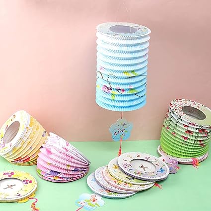 Amazon 提灯 紙ちょうちん 祭り 手持ち 12個 花火大会 お盆用 お祭り 装飾 吊る 紙 長型 折りたたみ 雰囲気 ペーパーランタン 紙ランタン イベント 花火大会 部屋飾り プレゼント 七夕 景品 縁日 パーティー 12個セット 混合色 盆提灯 オンライン通販