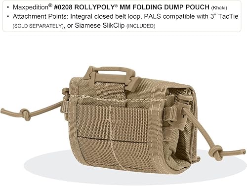 Miniatura 4 de Maxpedition Rollypoly MM bolsa para desechos plegable., Verde, talla única