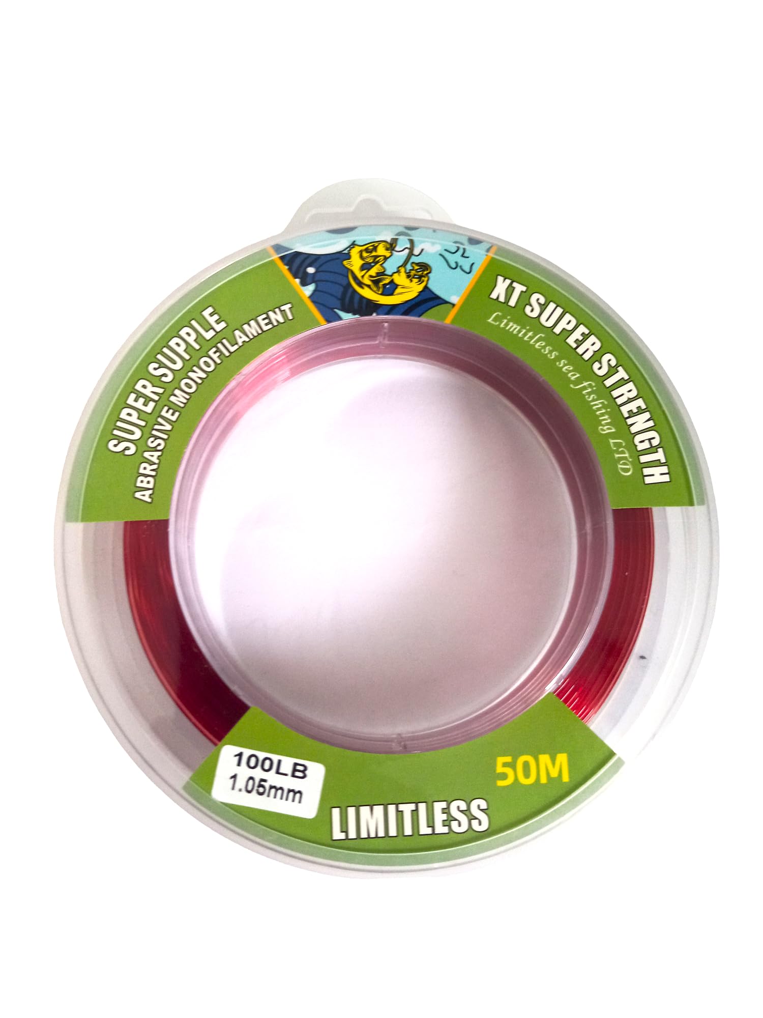 Limitless XT super strength monofilament 50m spool red (70lb)