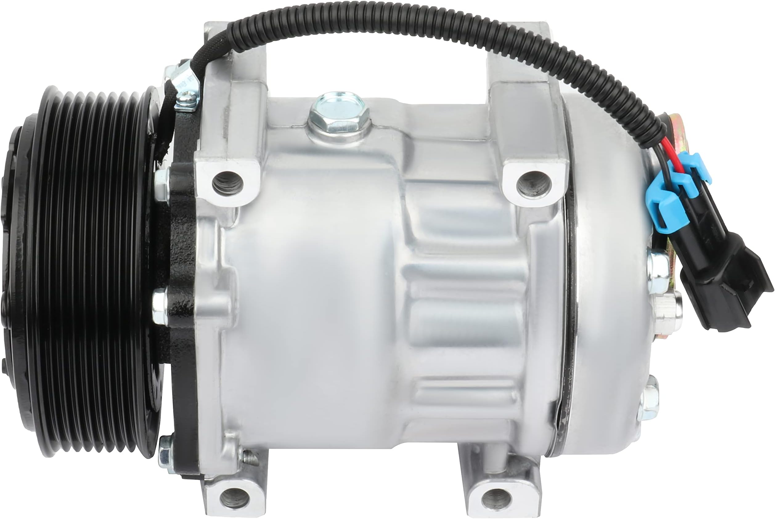 ECCPP A/C Compressor with Clutch CO 4485C 1991-2005 for Compatible for Freightliner FL70 4.3L 5.9L 7.2L 8.3L 6.0L 6.4L 2015-2017 for F-reightliner Sprinter 2500