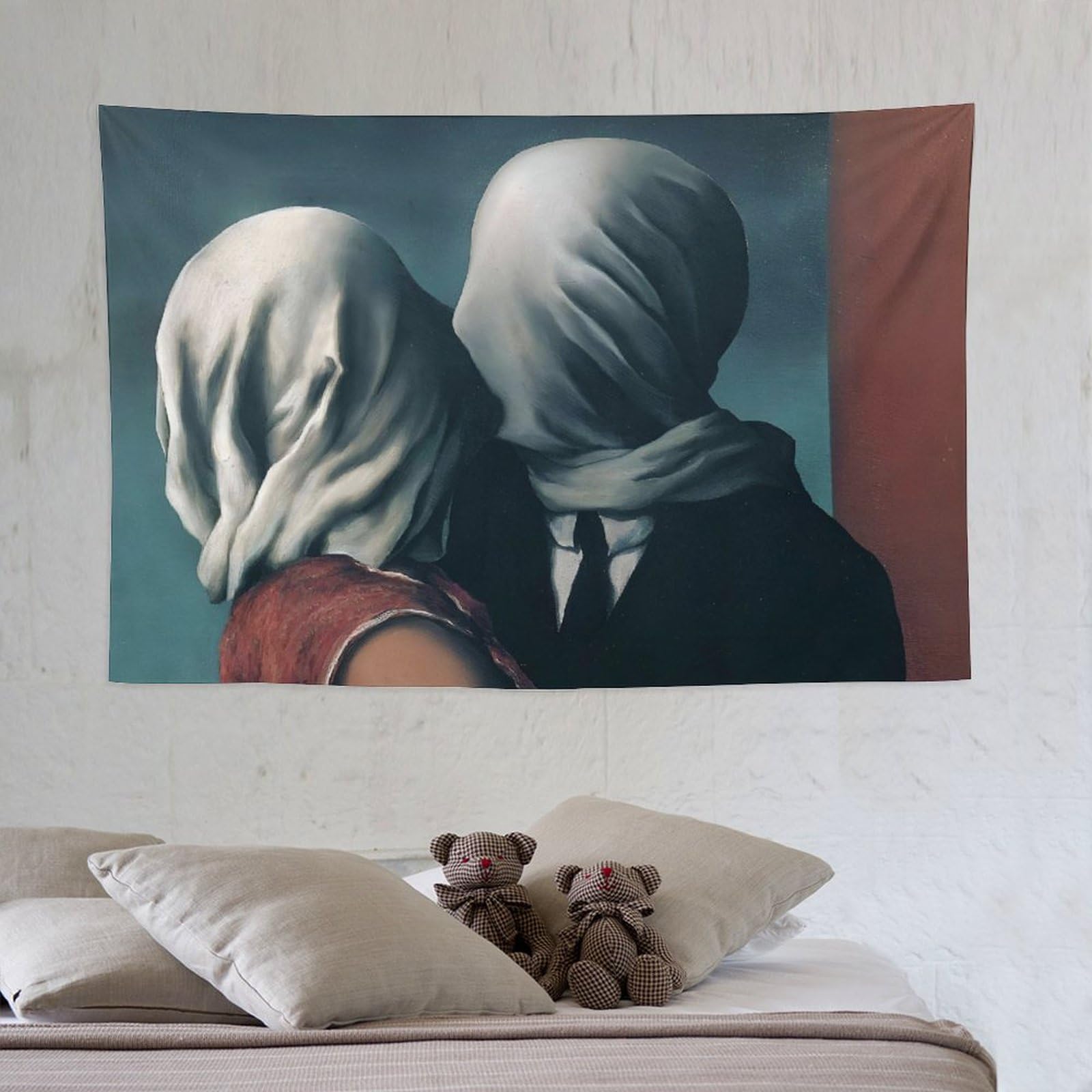 ルネ・マグリット *恋人たち 1928【ポスター＋フレーム】約 61 x 81cm