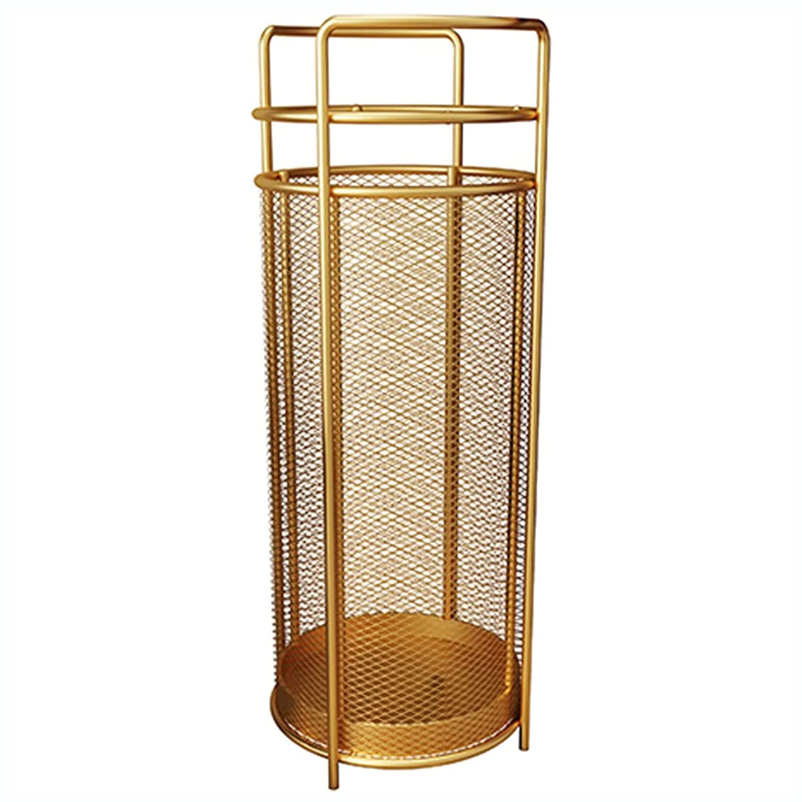 Support de parapluie en métal haut peu encombrant couleur or