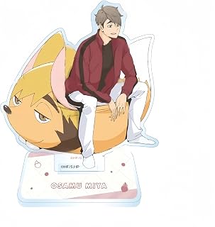 haikyu 日向翔阳 孤爪研磨 影山飞雄 宫侑 宫治 亚克力立架 带底座 周边 时尚 收藏 礼物 赠礼 摆件 非官方 (C) [并行进口品]