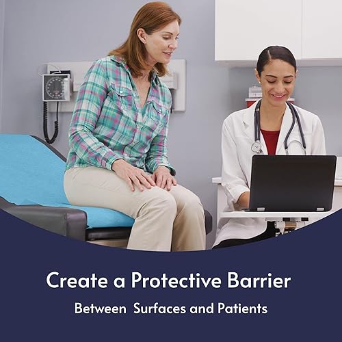 Miniatura 3 de Sábanas desechables para cortinas médicas, 40 x 90 pulgadas, absorbentes y a prueba de fugas, funda protectora para cama y estirador, uso como