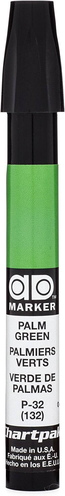 AD MarkerThe Original Chartpak, Tri-Nib, Palm Green, 1 Each (P32)