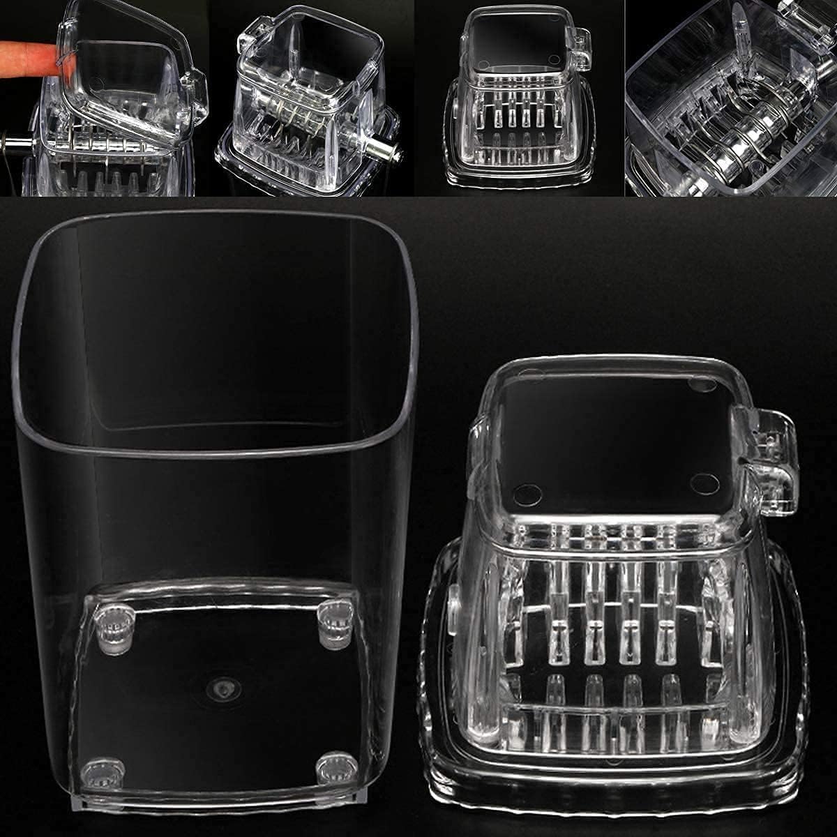 Amazon.co.jp: アイスクラッシャー 砕氷機 1.25L 手動アイス