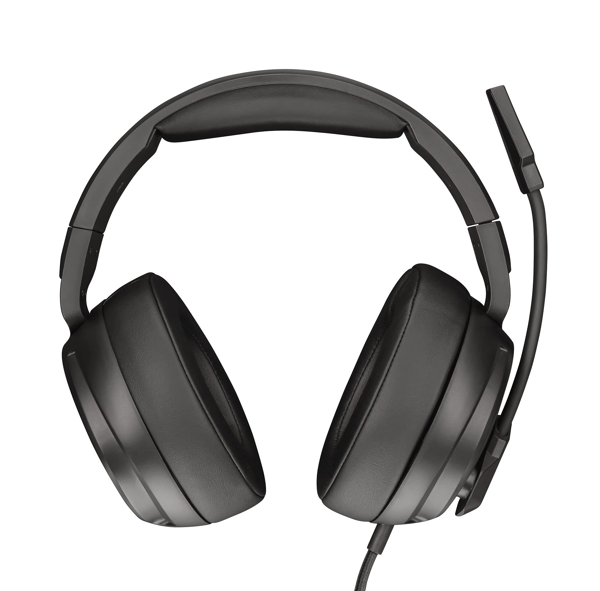 Trust Gaming Casque Gamer GXT 433 Pylo Casque Micro pour Consoles et PC, Filaire, Jack 3.5mm, Câble Tressé, Microphone Repliable pour PS4, PS5, Xbox Series X, Xbox One, Nintendo Switch - Noir
