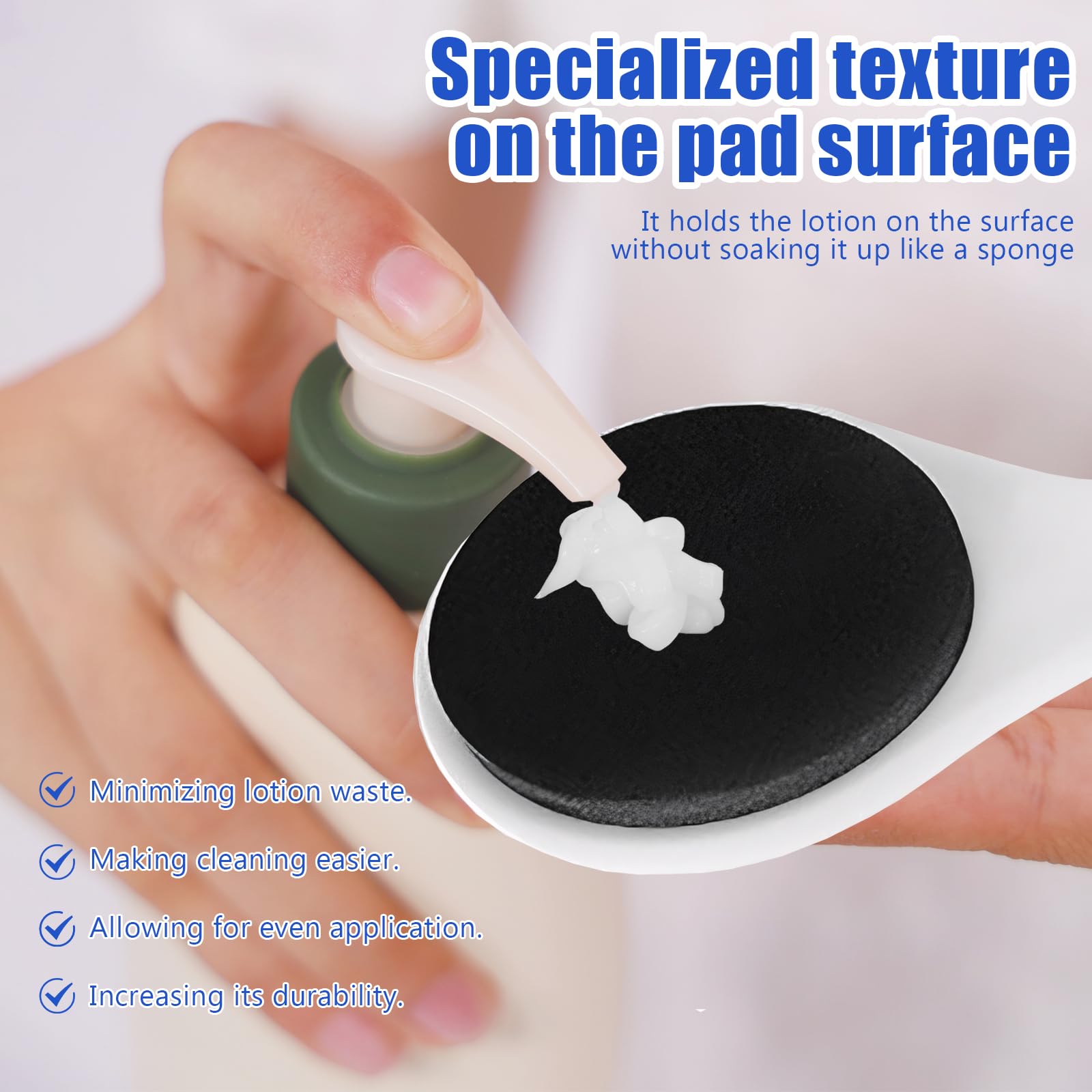 Lotion Applicator for Back,Back Cream Applicator,Cream Applicator for Back,Extended Handle Design,Back,Foot and Leg Lotion Application,Suitable for a Variety of People (35.5 * 7.5cm) - Image 2