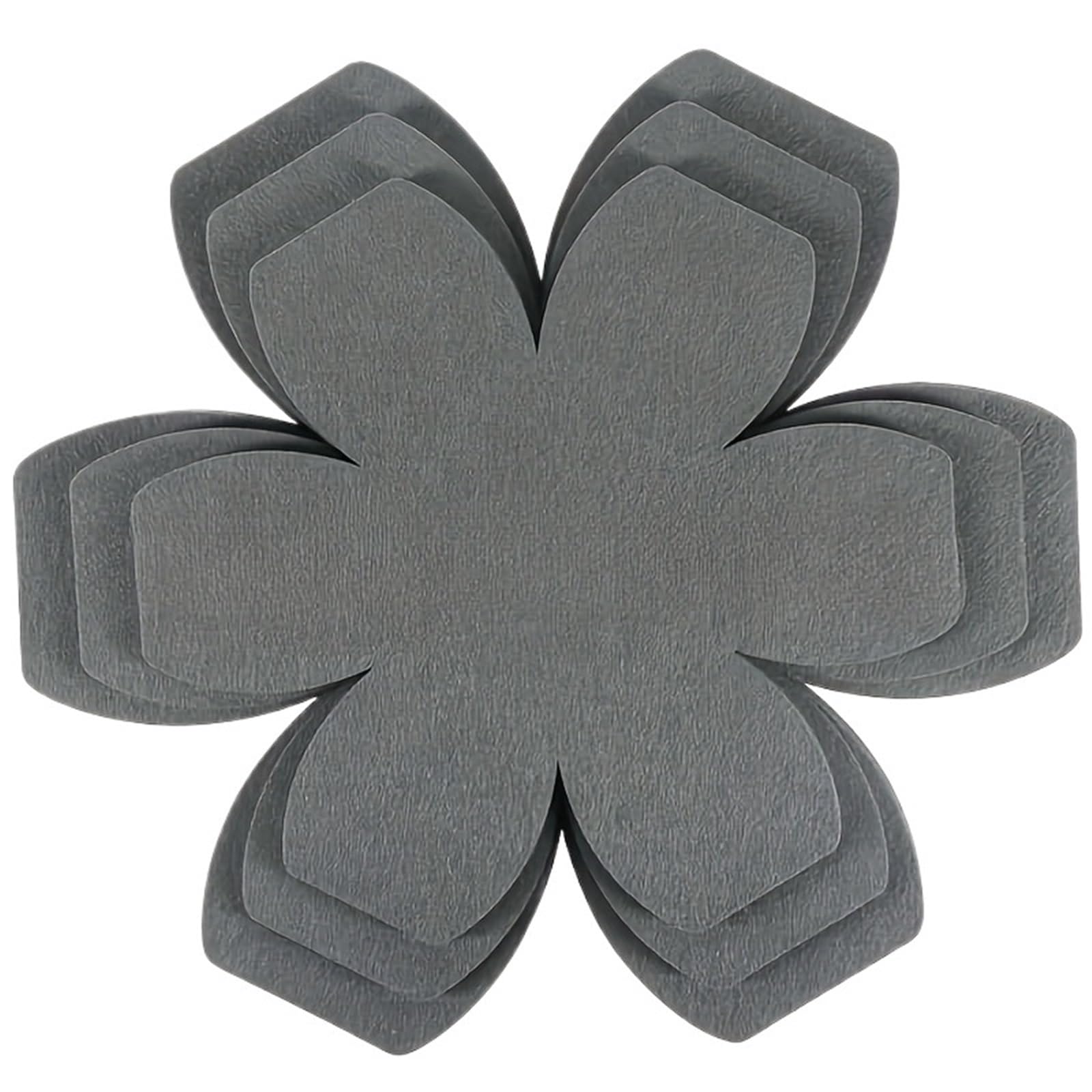 Ppdingding Grey 12Pcs Non-Scratch Felt Pot And Pan Protectors - Heat Insulation Divider Pads For Kitchen Cookware(Grey)