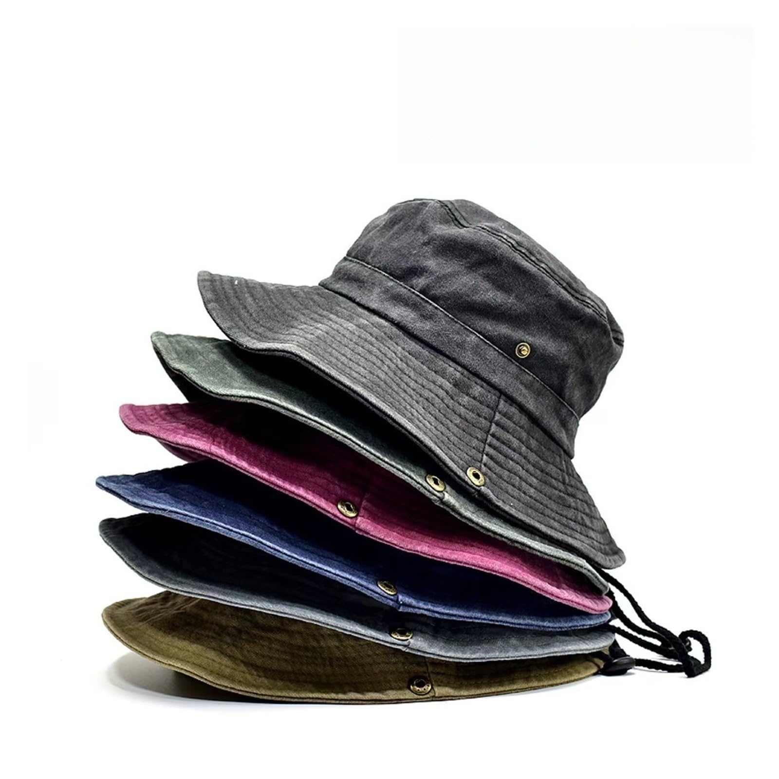 Cappello da Pescatore Cappelli da Pescatore in Cotone Lavato | Cappello primavera estate Cappello da pesca da caccia Cappello da sole Cappello da sole all'aperto