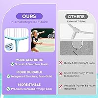 Vista 2 de HIRALIY Badminton Rackets Set for Backyards, Badminton Set, Includ 2/4 Rackets, 6/12 Birdies, 1 Carrying Bag, Outdoor Game for Adult Family Beginner