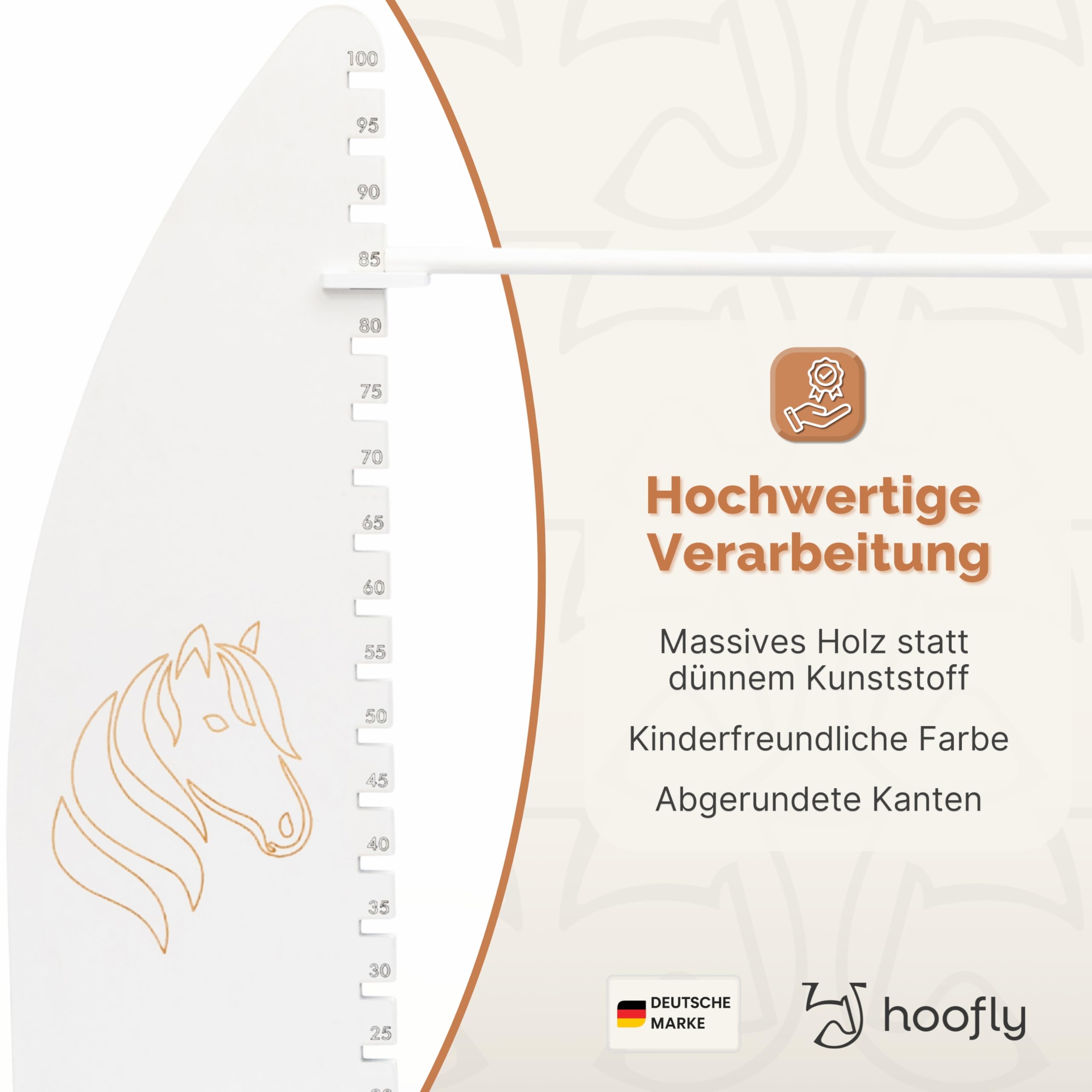 Hobby Horse Hindernis Höhenverstellbar bis 100 cm – Turnier Hürde für Kinder & Jugendliche, Profi Hobby Horse Zubehör, Steckenpferd Parcours & Geschenk Kinder