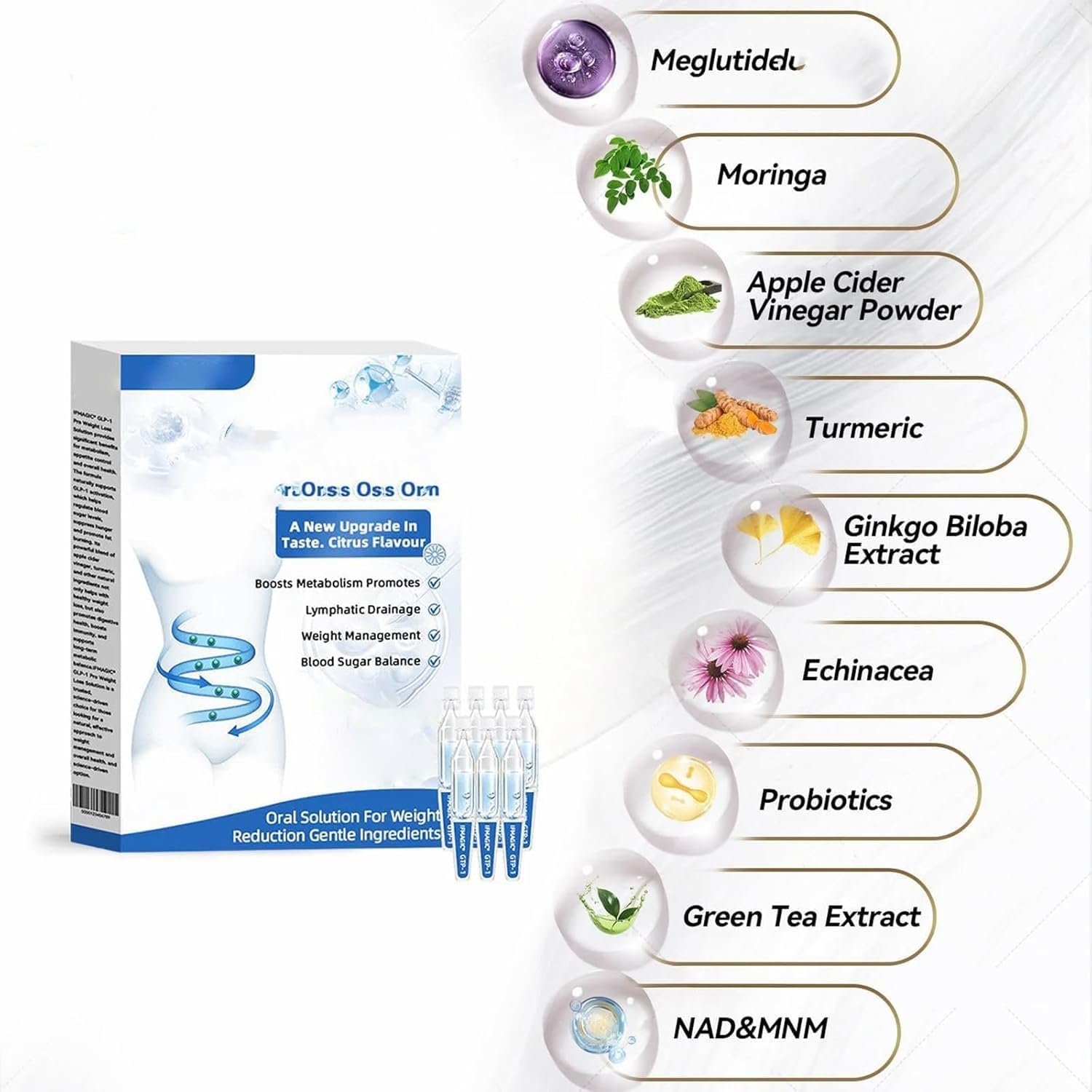 Liquide buvable, Gouttes régénératrices premium, Gouttes naturelles pour le corps premium, Liquide buvable minceur, Soutien du système digestif et immunitaire, Convient aux hommes et aux femmes