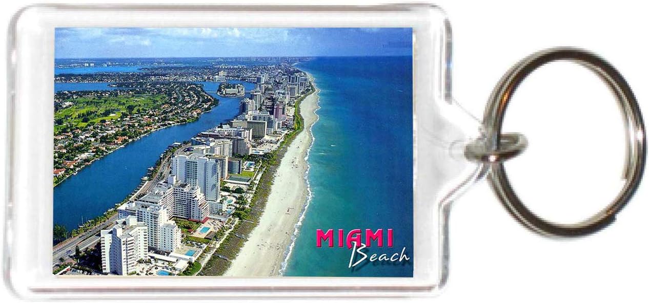 Florida USA United States Acrylic Keychains KeyRings Holders - 4
