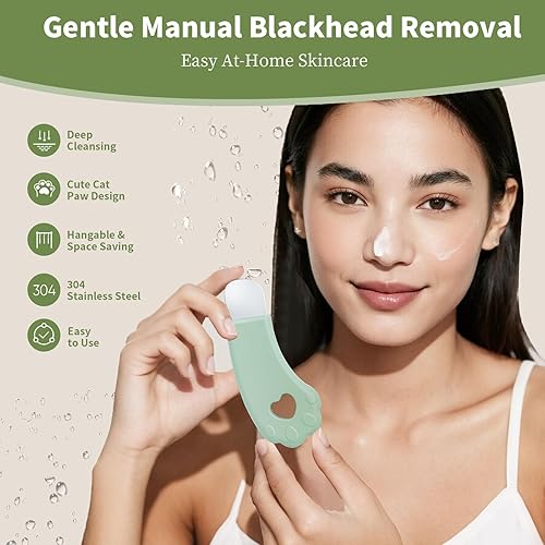 Miniatura 2 de Herramientas para quitar puntos negros, espátula facial, limpiador de espinillas, limpiador de poros, herramienta de limpieza profunda facial,