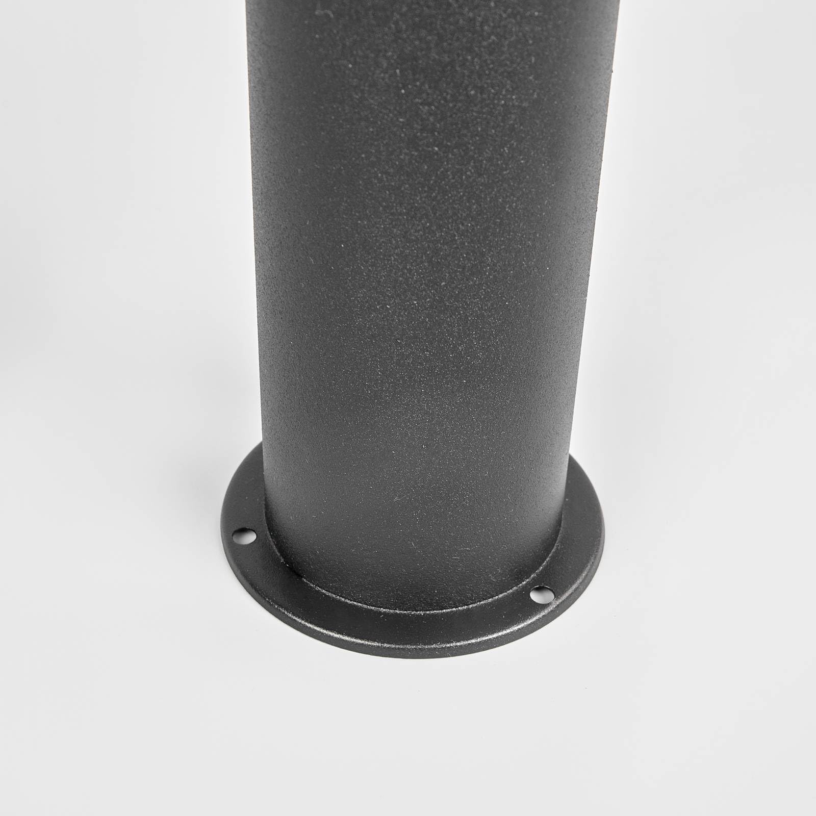 Lindby lampada da esterni con sensore di movimento (Moderno) colore Nero, in Acciaio Inox lampadina inclusa Lampioncino paletto luminoso viale lampioncino