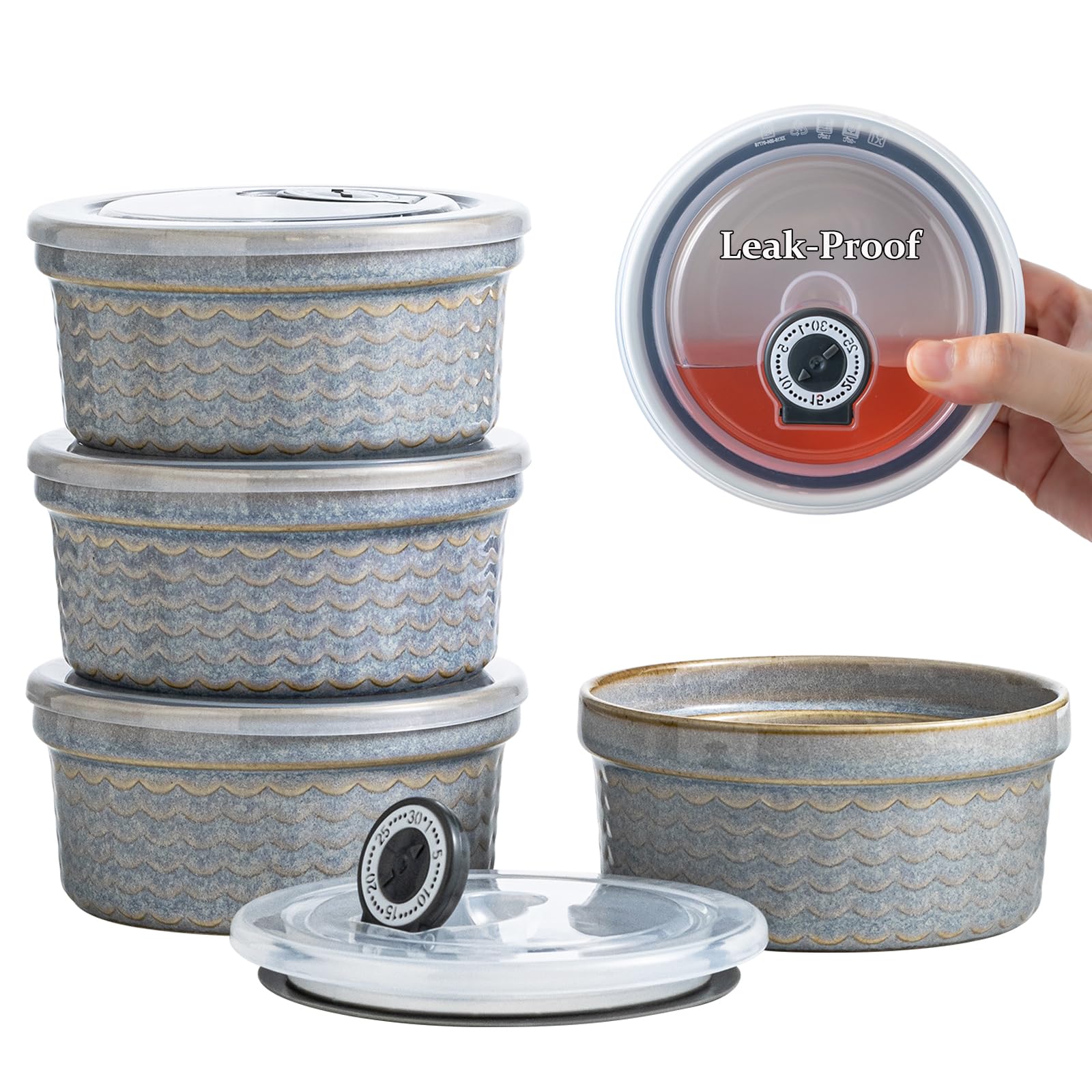 Ceramic Small Baking Dishes for Oven 12 oz