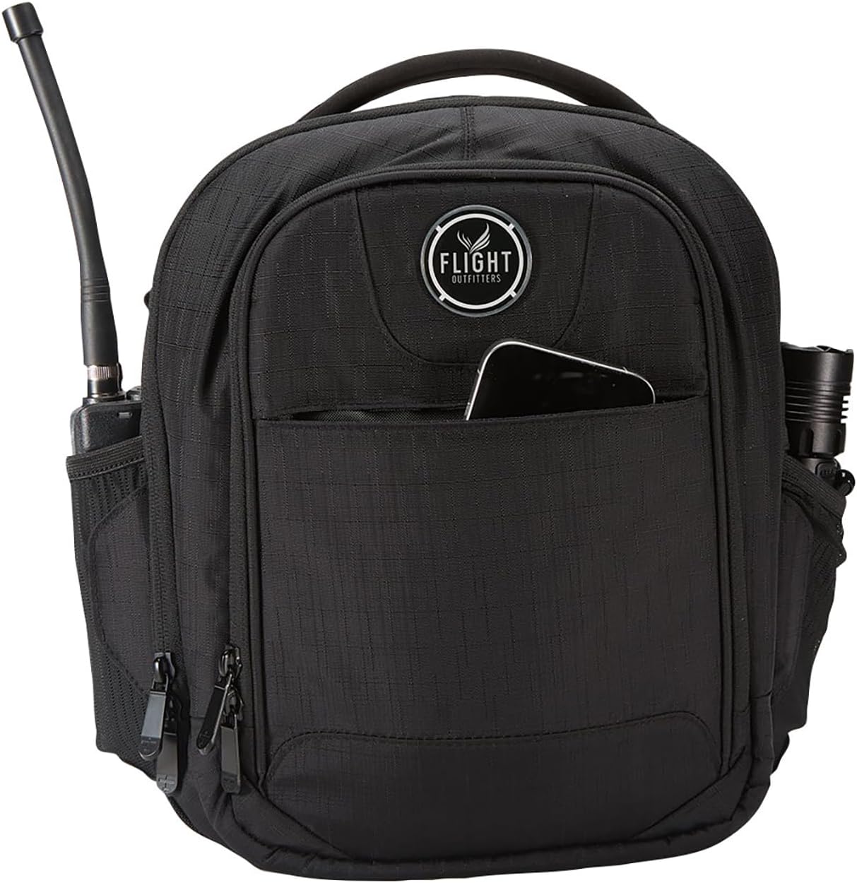 Lift Pro 2.0 Flight Bag, Durable Reinforced Sides Aviation Headset Pilot Bags | Multiple Pockets & Shoulder Strap, Black