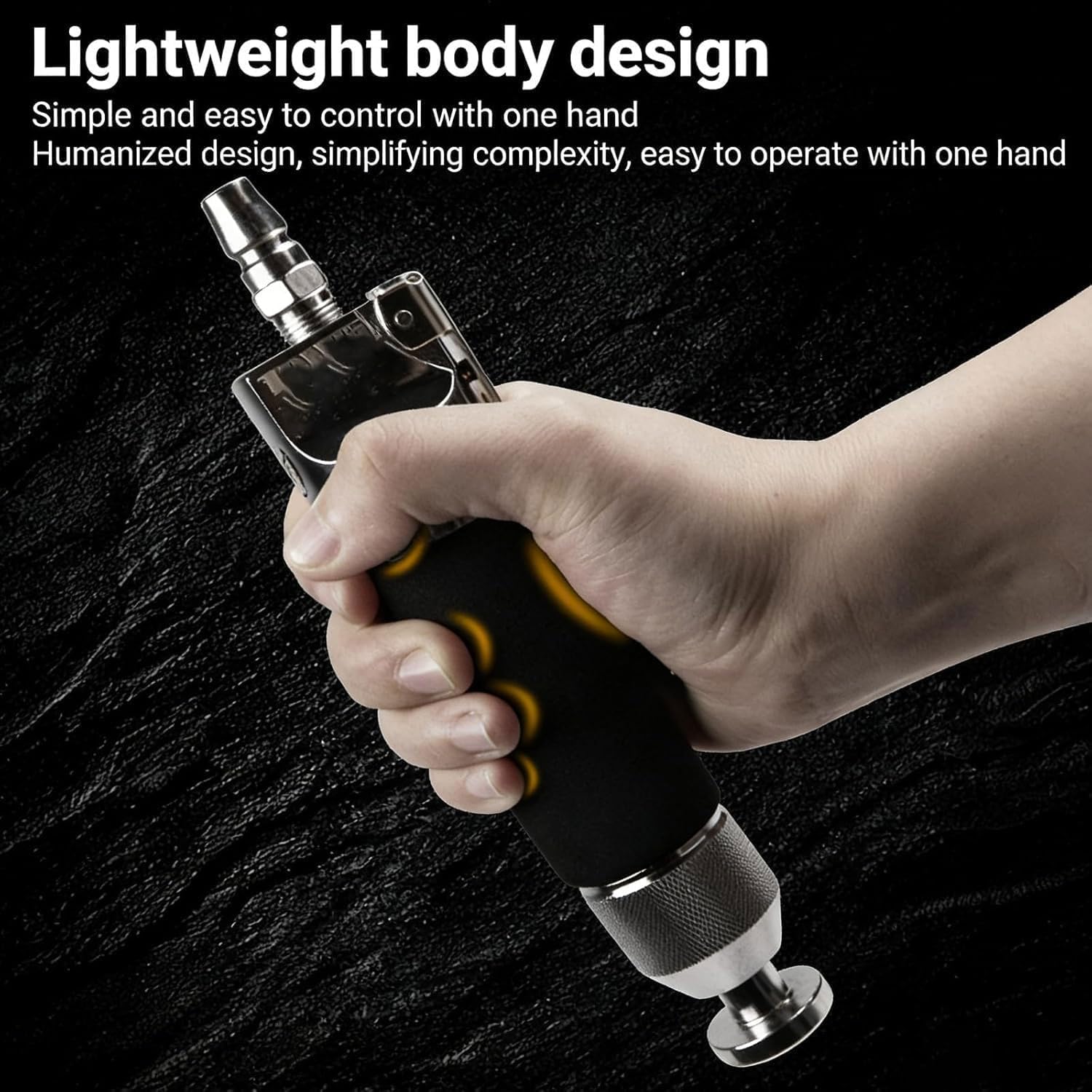 Martillo neumático, herramienta de aire industrial de alta frecuencia, cabeza de 29 mm, 5500 RPM para aplicaciones de cuero, textil, calzado, tuberías de acero