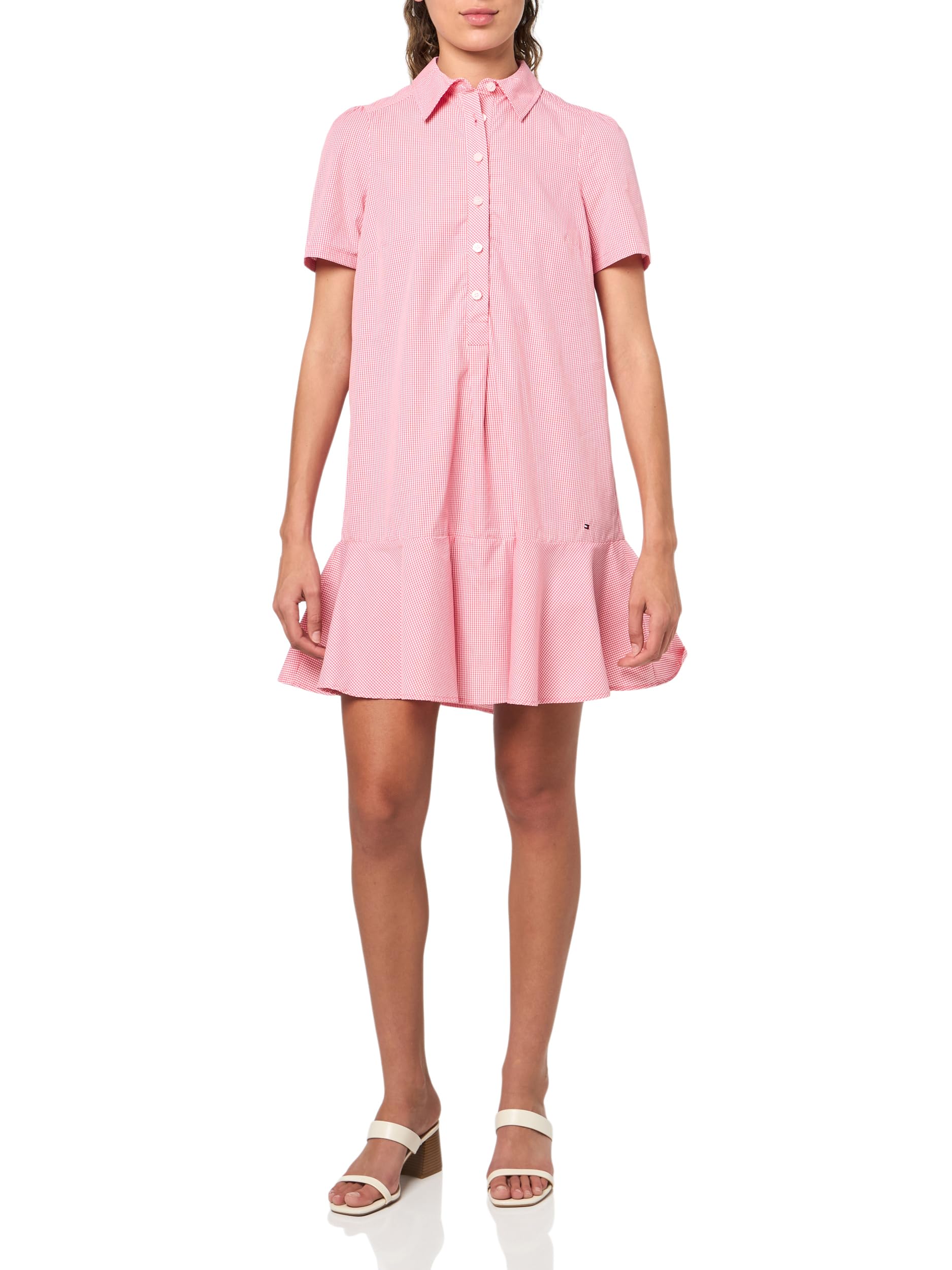 Tommy Hilfiger Women's Paisley Print Sleeveless Belted Shirtdress