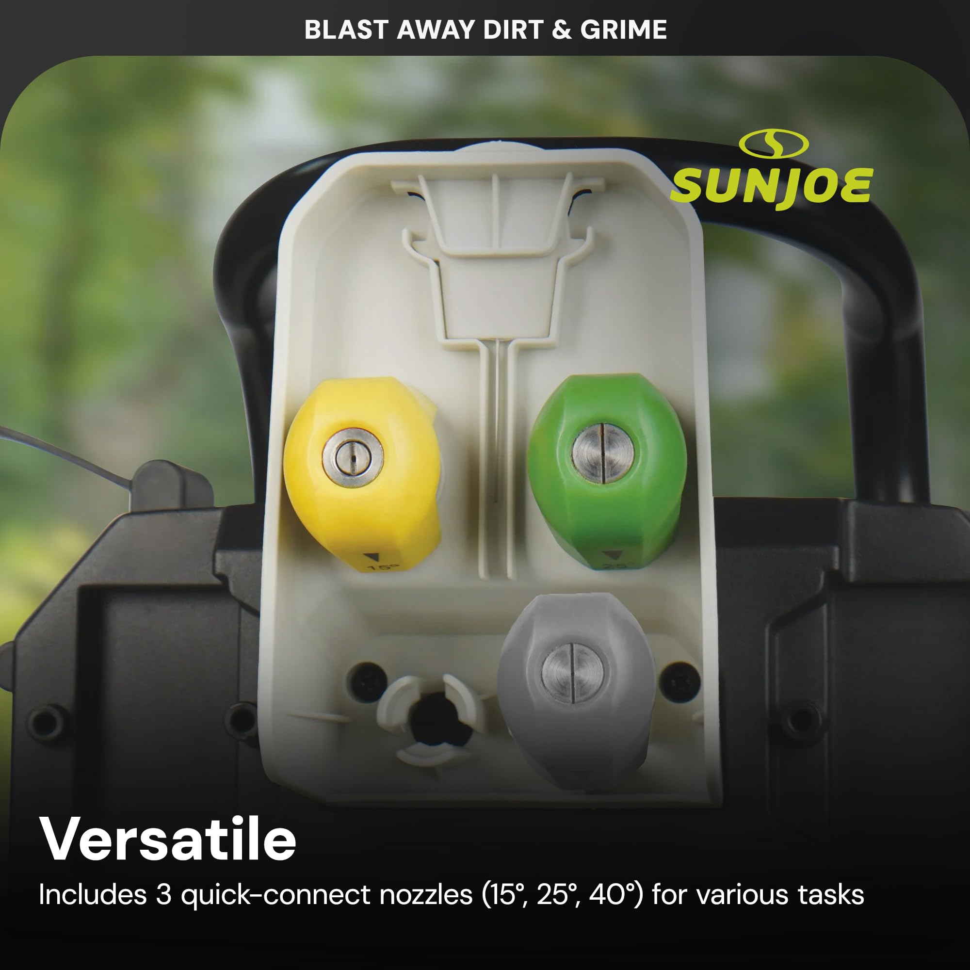 Amazon.com : Sun Joe Electric Pressure Washer w/Wheels & 3 Quick
