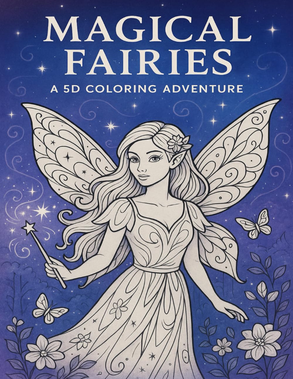 Magical Fairies, Fairy Coloring Book, Magical Fairies Coloring Book, Fantasy Coloring Book For Adults, Enchanted Forest Coloring Book.: Coloring Adventure 5D