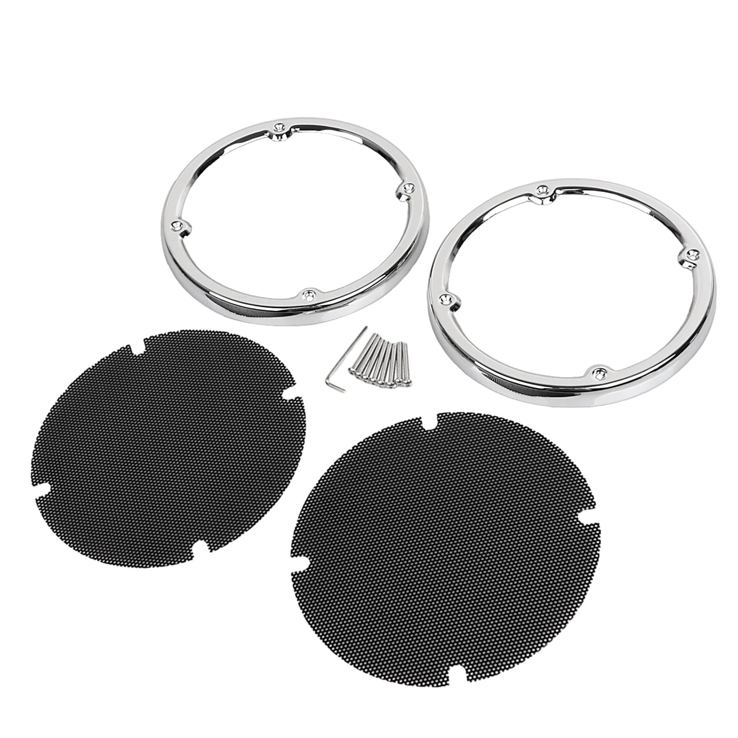 Capot de grille décoratif pour Haut - parleur arrière Mesh Cover Pour Harley Tri Glide Ultra FLHTCUTG Electra Glide Ultra Classic FLHTCU Ultra Limited FLHTK 2014-2023