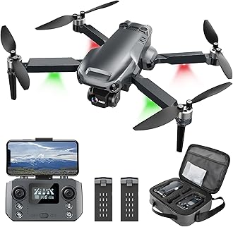 Drone with 4K Camera RC Quadcopter for Adults, 1640ft Long Range Video Transmission, 3-Axis Gimbal, 46Mins Flight Time GPS Auto Return and Follow Me, Circle Fly, Waypoint Fly, Altitude Hold