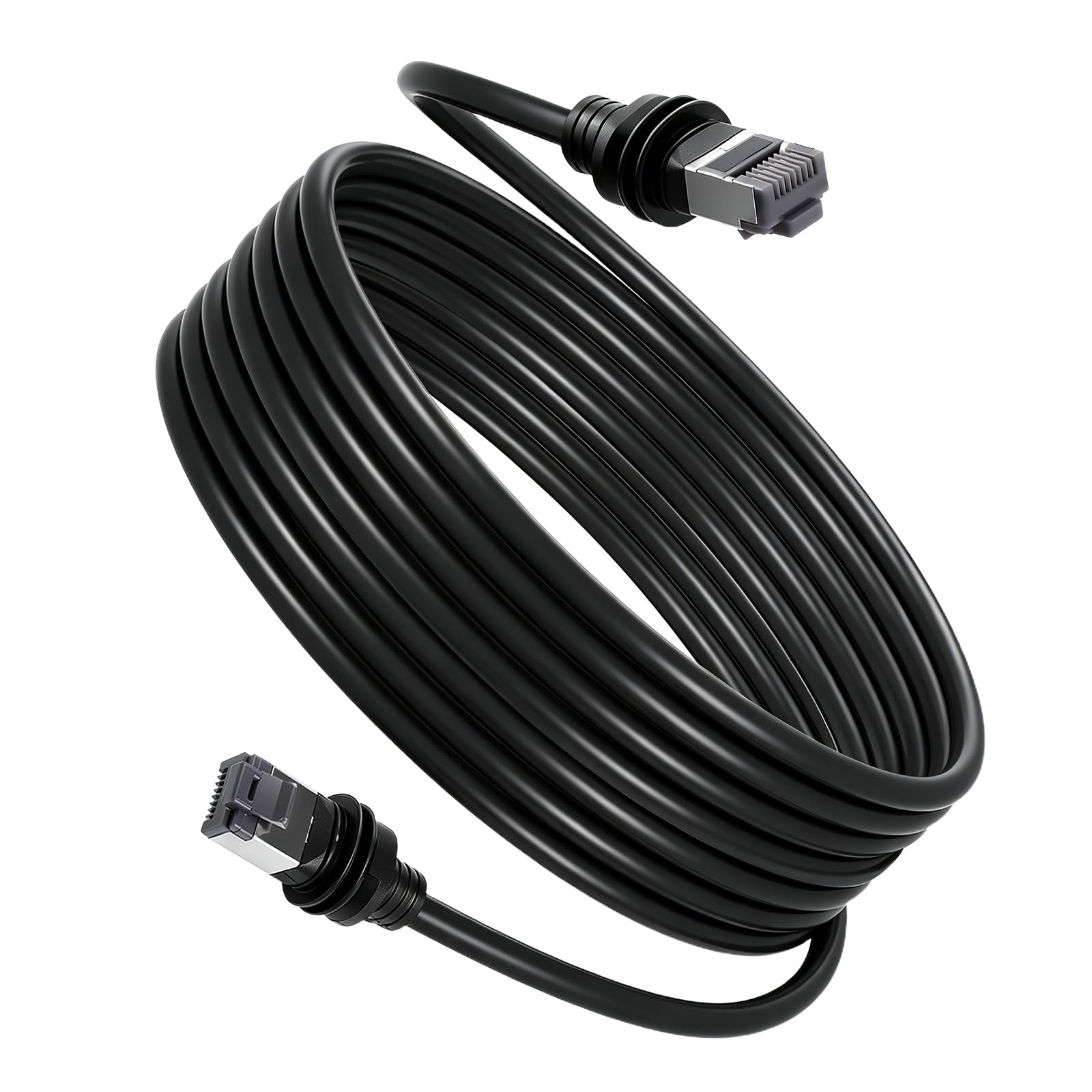 Cable de red macho a macho de 5 m impermeable IP68 resistente para enterrar 8