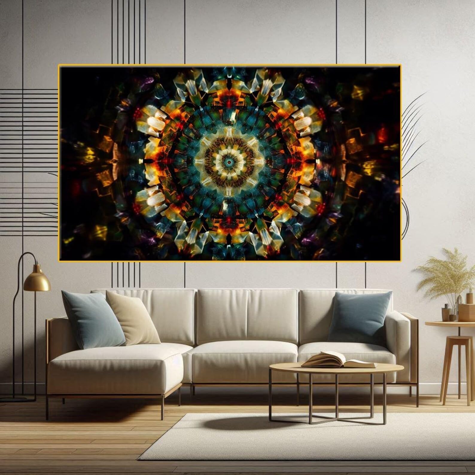 Cuadros de yoga y flores zen para decorar el rincón de meditación láminas etéreas de pared