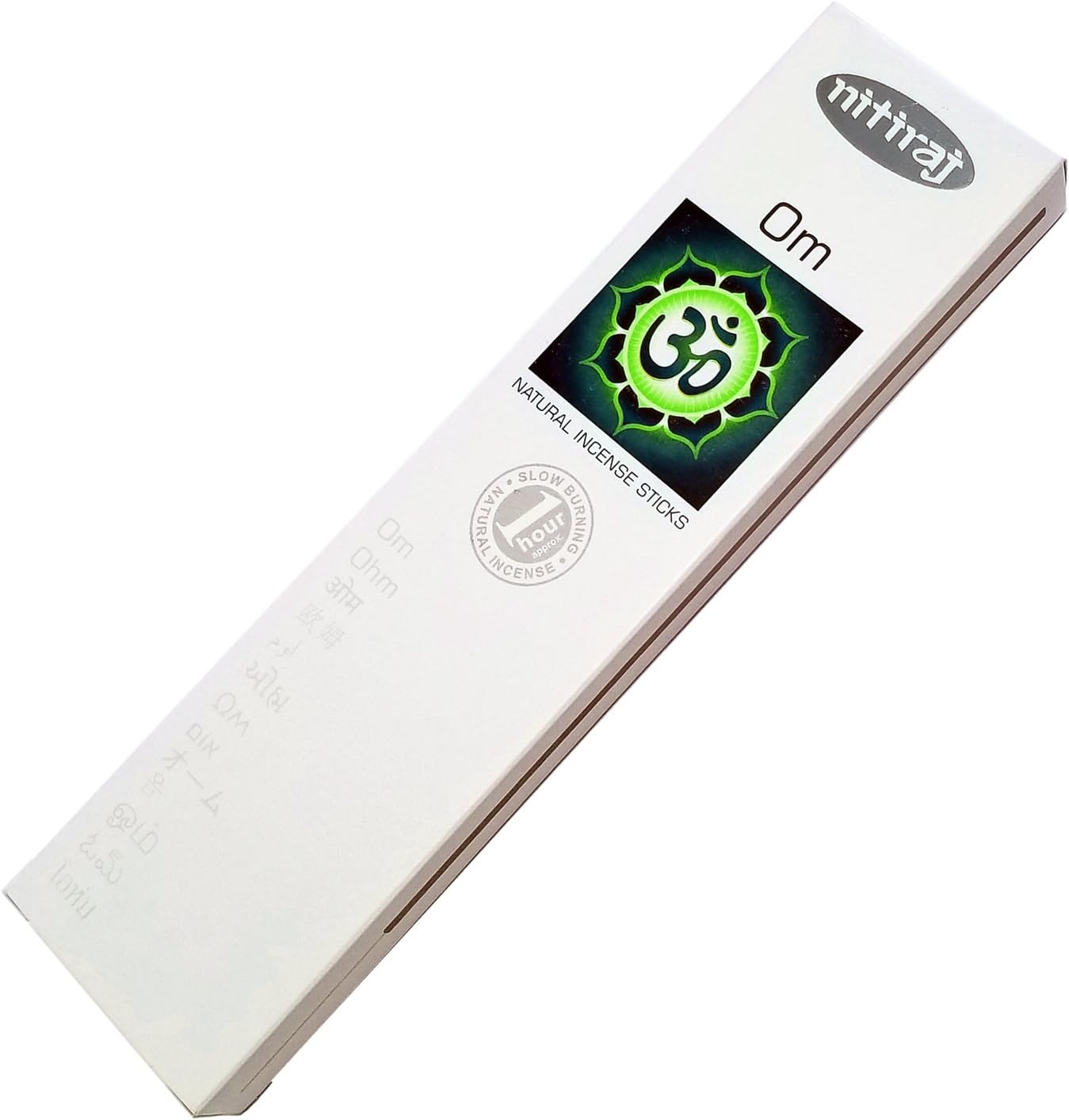 NitirajPremium OM Natural Incense Sticks 25 grams