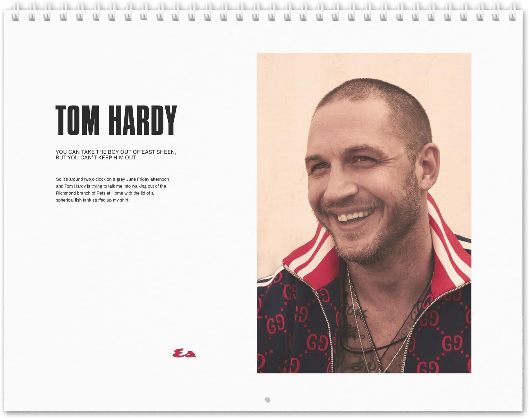 Tom Hardy Vol.1-2027 Wall Calendar