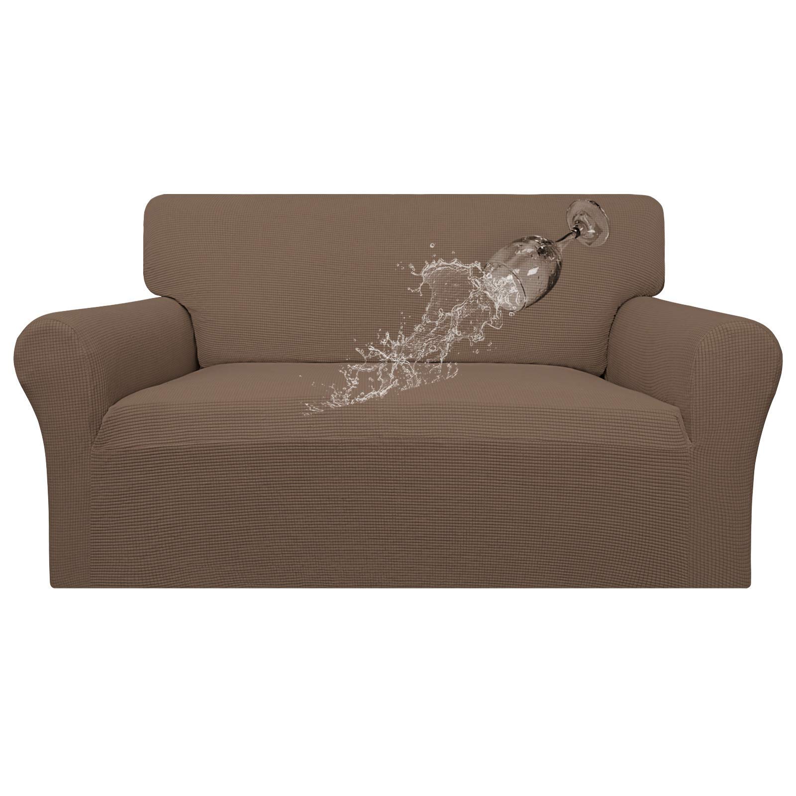 Easy-Going 100% Waterproof Loveseat Couch Cover Stretch Jacquard Sofa Cover