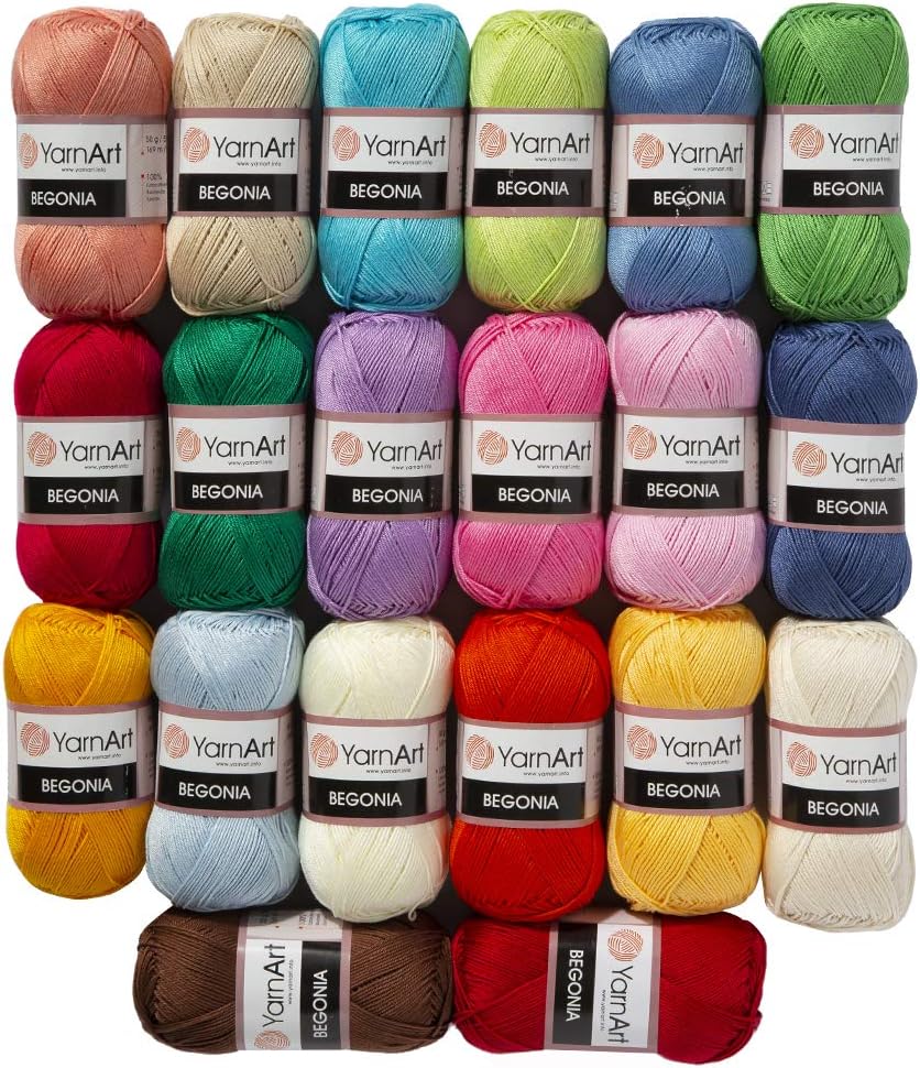 30 skeins YarnArt Jeans, Amigurumi Cotton Yarn, Knitting