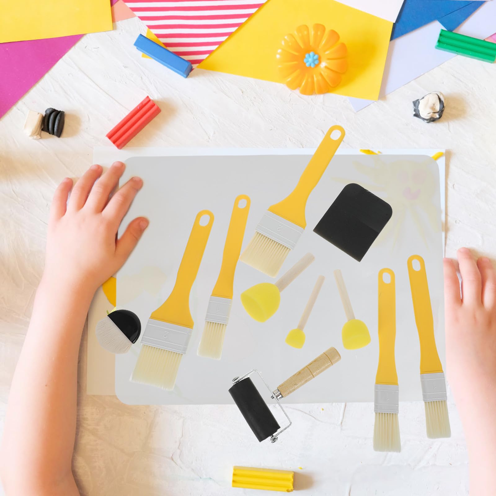 Kit de Herramientas con Diseño Fácil de Usar para Decoupage y Materiales de Plástico y Madera para Manualidades Adecuado para Principiantes y Actividades de