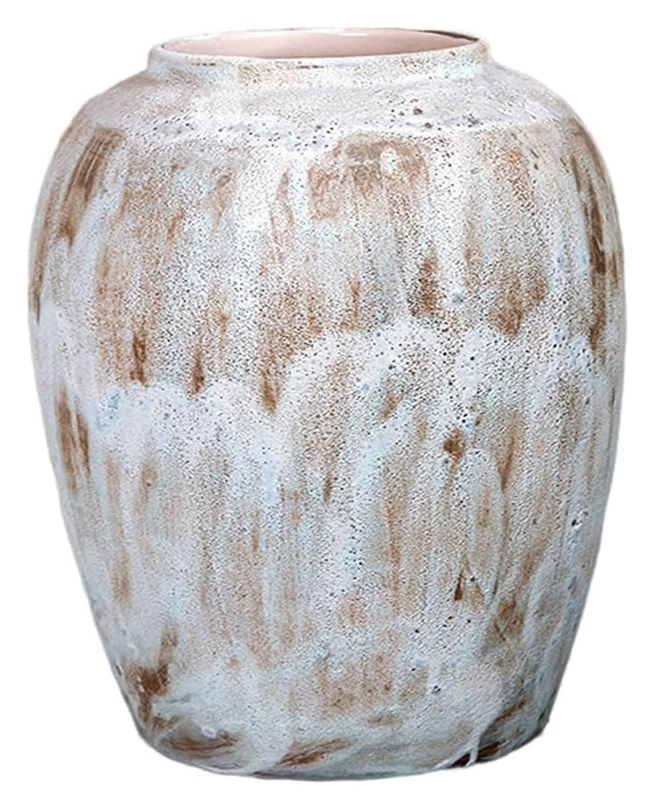 Vase Desktop Ceramic Floor Standing Living Room Decoration Modern Simple Flower Arrangement(W26 X H45cm)