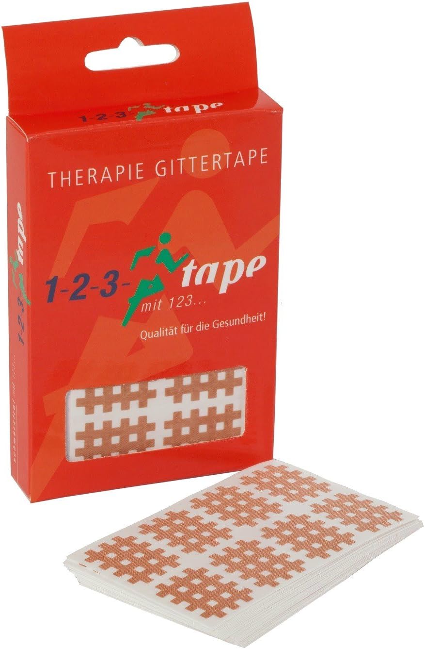 La Rejilla Original Cross Patches, Tape de 123tape, 180 acupuntura Pro Box en tres tamaños