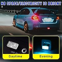 Vista 20 de Augeny 4 lámparas LED USB para el interior del automóvil, luz nocturna decorativa USB enchufable, kit de iluminación ambiental portátil, accesorios