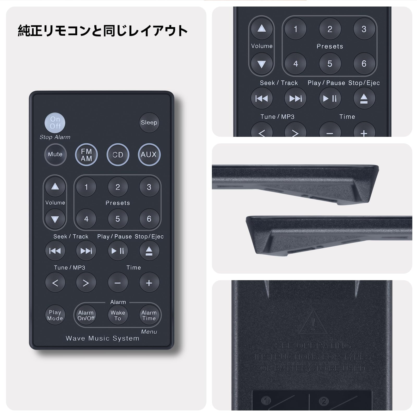 Amazon | 交換リモコン for Bose Soundtouch Wave Music System II III