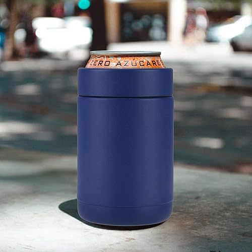 Miniatura 6 de Tahoe Trails - Enfriador de latas aislado al vacío de doble pared de acero inoxidable de 12 onzas