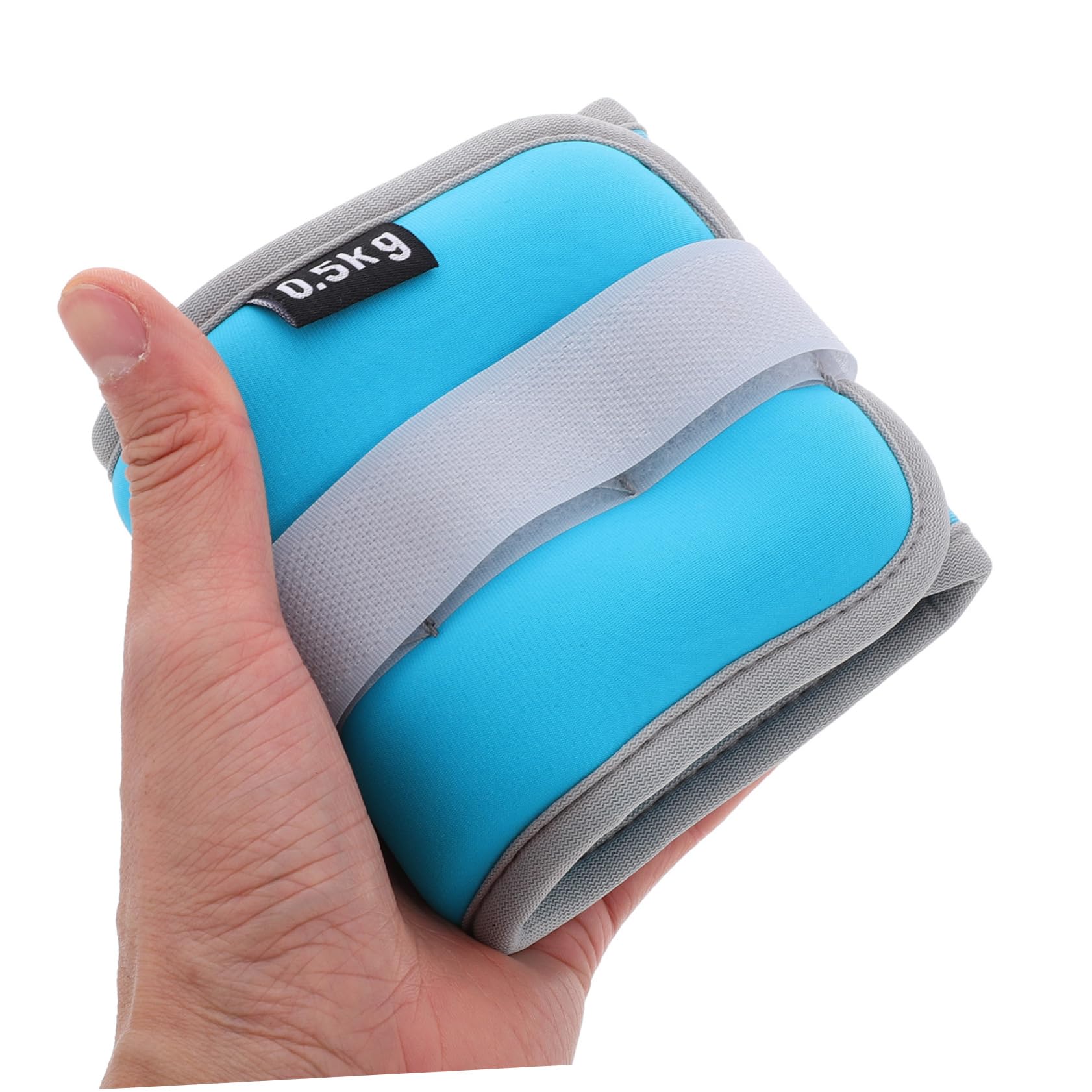 Pesi da Caviglia e Polso Regolabili 2 Pezzi 0, 5kg per Allenamento | Nailon, Neoprene e Sabbia di Ferro, Design Confortevole Regolabile per Esercizi e Attività Sportive