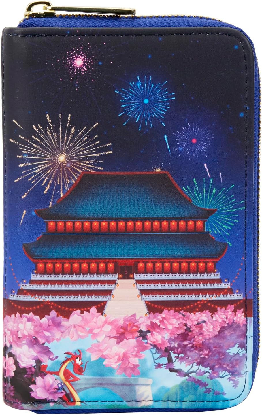 Loungefly DISNEY MULAN CASTLE ZIP AROUND WALLET