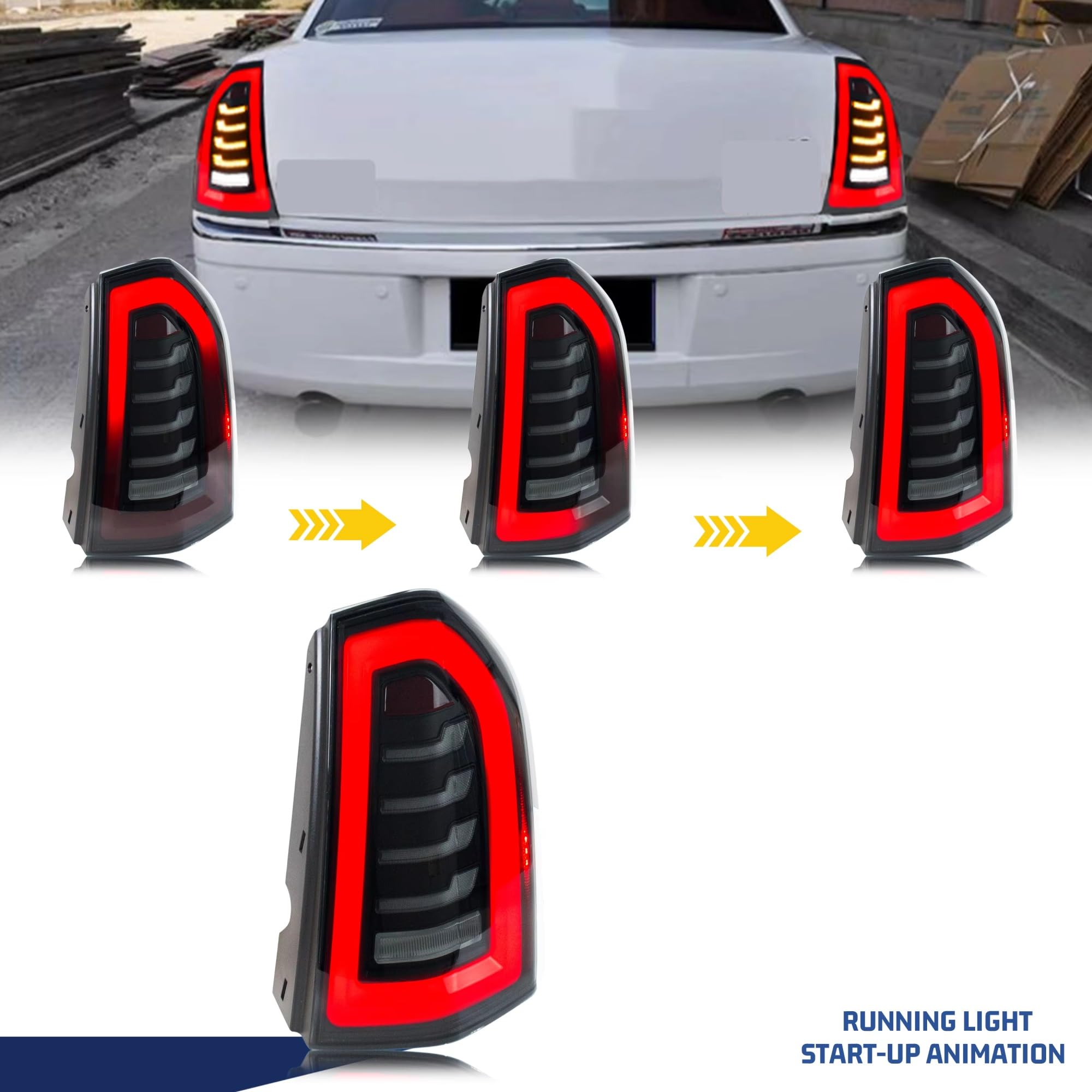 Amazon | テールランプ クライスラー用 300 300C 2011-2014 用 LED