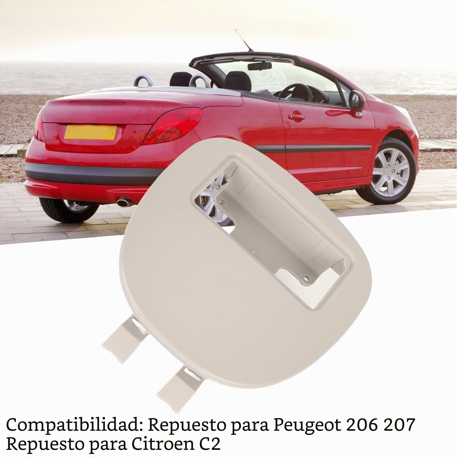Panel de luz de lectura de techo de cúpula interior, alta fiabilidad, 9625049077, reemplazo para 206 207