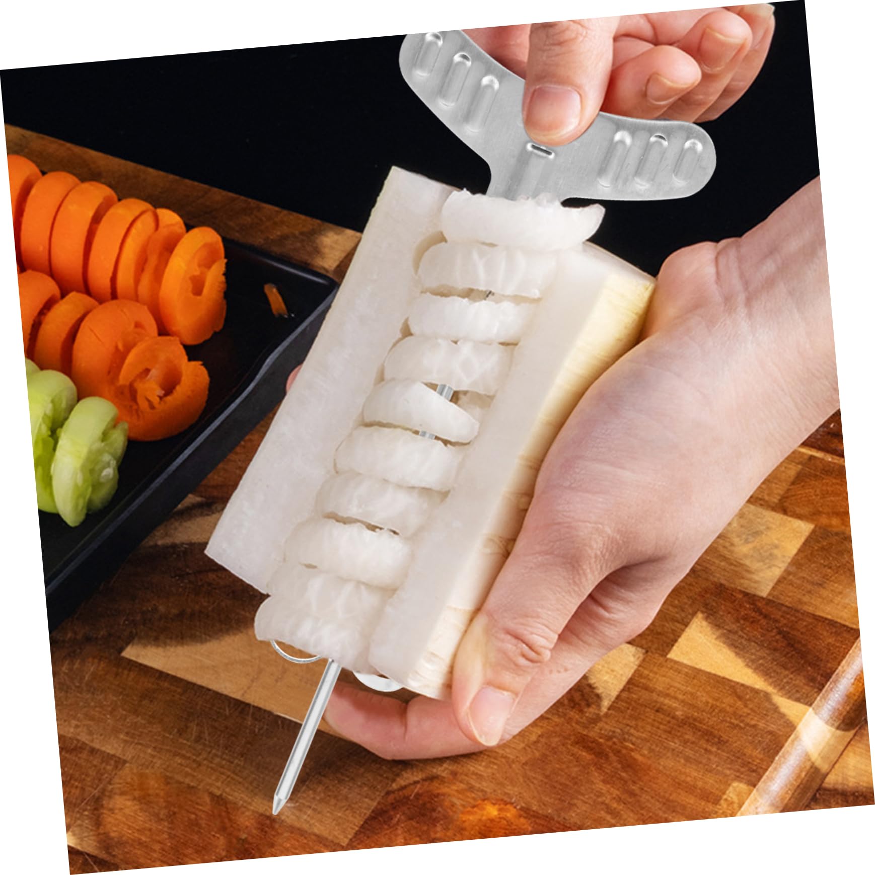 Amazon | CRILSTYLEO 野菜カッタースパイラライザーと野菜カッター1 