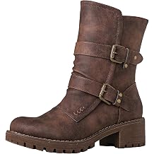 Women&rsquo;s Motorcycle Boots Combat Riding Ankle Boot
