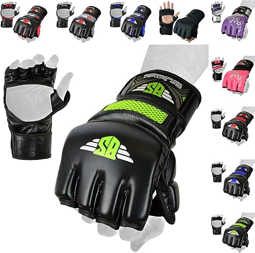 Miniatura 8 de Guantes de MMA, guantes de kickboxing UFC, guantes de entrenamiento de MMA, equipo de entrenamiento de artes marciales mixtas, guantes de