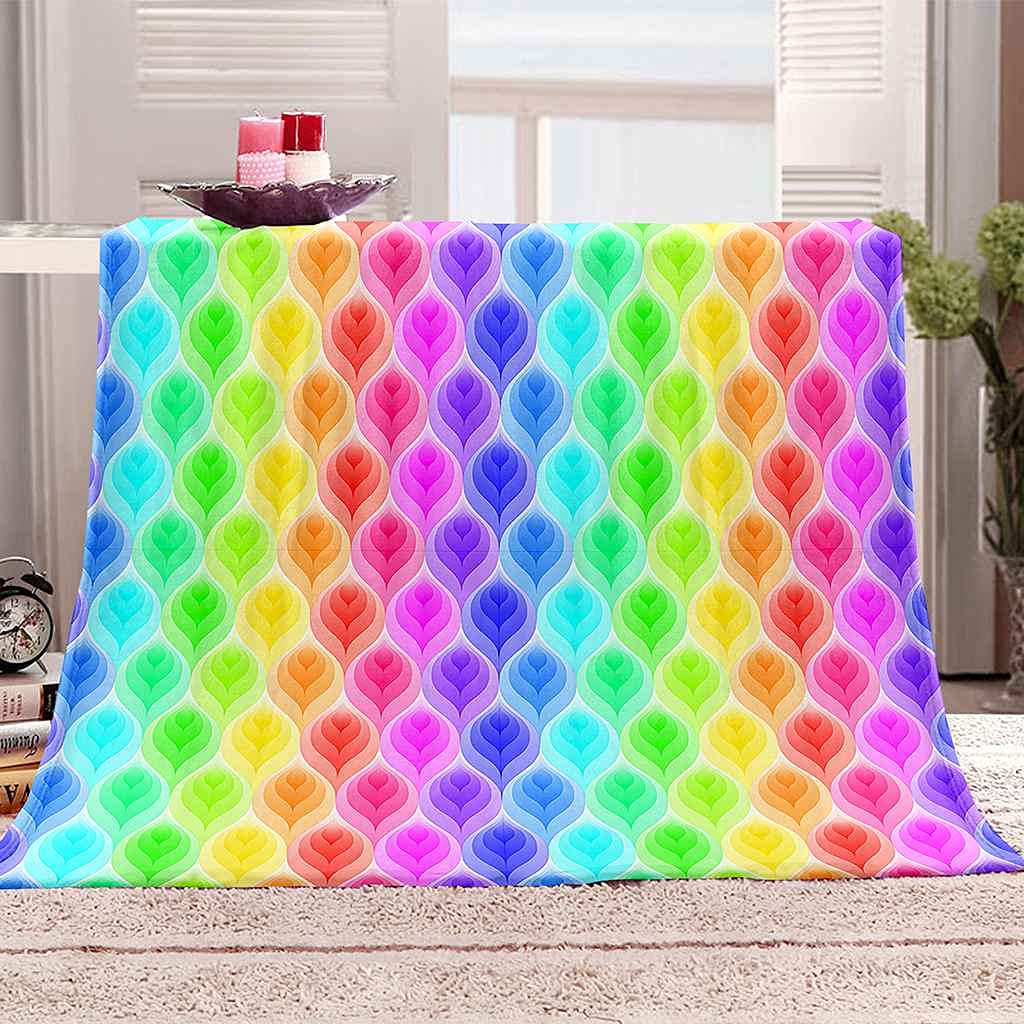 Couverture microfibre 3D chaude et douce au toucher entretien facile en machine
