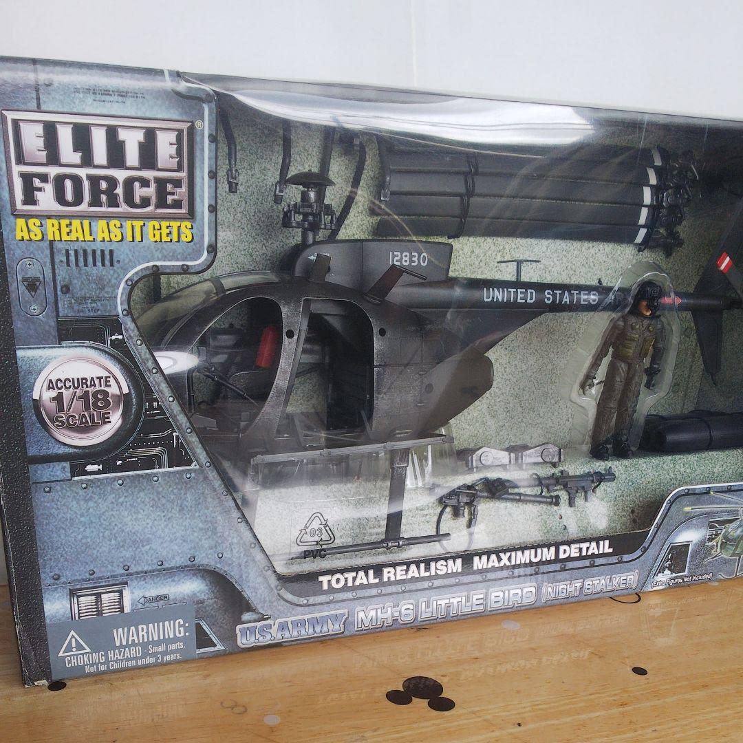 Amazon | 1/18 MH-6 LITTLE BIRD NIGHT STALKER ヘリ 模型